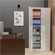 GangMei Metal Garage Storage Cabinet with Doors and Lock Steel Locking in White