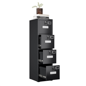 Gangmei 4 Drawer Vertical File Cabinet Metal Office Files Storage Cabinet