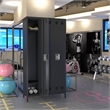 Gangmei Metal Locker with 3 Door for School and Employee Dark Gray