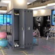Gangmei Metal Locker with 3 Door for School and Employee Dark Gray