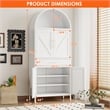 Pantry Cabinet with Adjustable Shelves and Drawer with 2 Doors for Kitchen