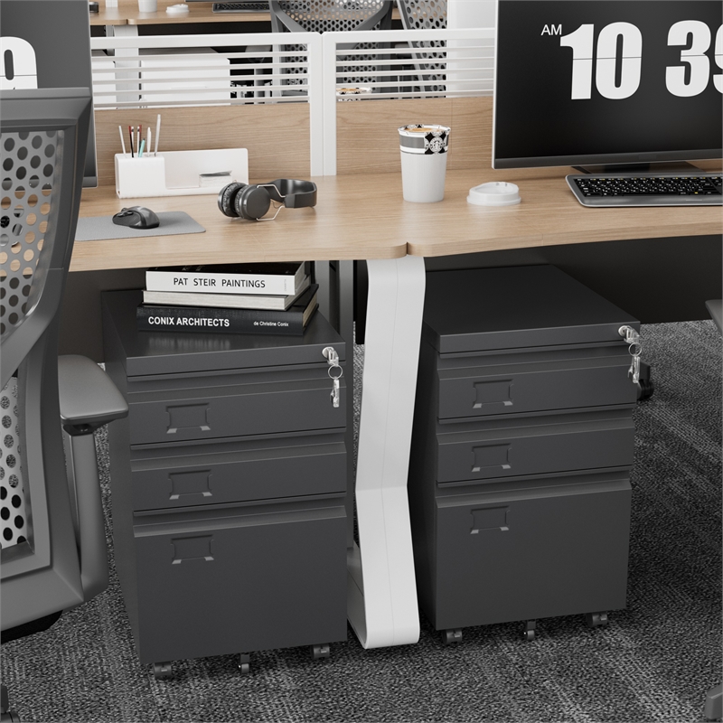 3 Drawer Metal Mobile File Cabinet need assemble