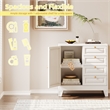 athroom Storage Cabinet with 1 Adjustable Shelves and 4 Drawers