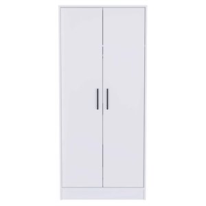 fm furniture rio 2-door wood armoire with 1-cabinet & one hidden drawer