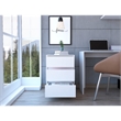 FM FURNITURE Vienna 3-Drawer Modern Wood Filing Cabinet in White