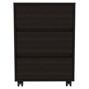 fm furniture vienna 3-drawer modern wood filing cabinet