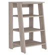 FM Furniture Phoenix Modern Wood Linen Cabinet with 4-Shelf in Light Gray