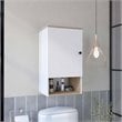 FM FURNITURE Senegal Modern Wood Bathroom Medicine Cabinet in Light Oak/White