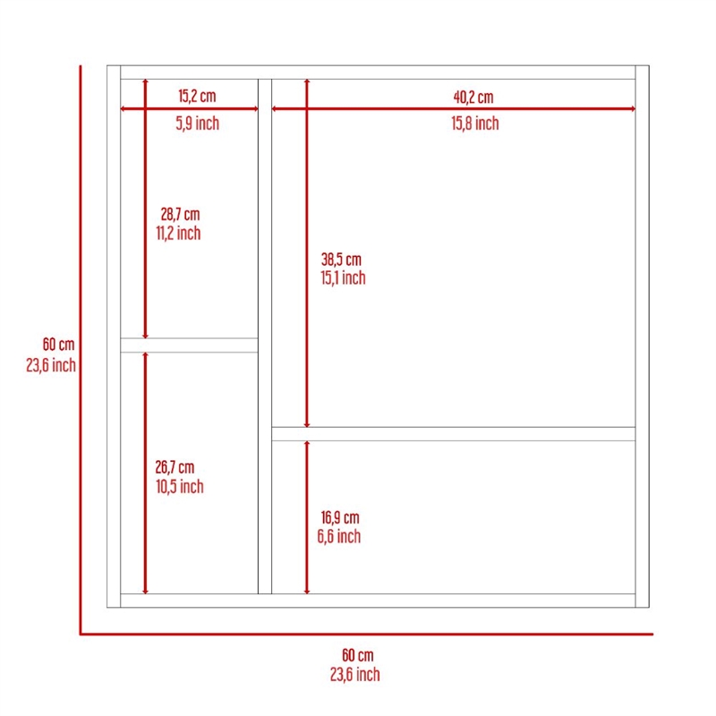 FM FURNITURE Kenya Engineered Wood Medicine Mirrored Cabinet in White