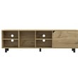 FM FURNITURE Native Engineered Wood TV Stand For Living Room in Light Oak