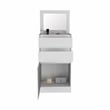 FM FURNITURE Celestial Engineered Wood Dresser For Bedroom in White
