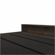 FM FURNITURE Braga Full Size Bed Frame Dark Brown Engineered Wood