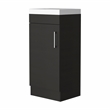 FM FURNITURE Toledo Bathroom Vanity 1 Door Engineered Wood Black