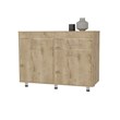 FM FURNITURE Saturn Utility Base Cabinet Engineered Wood Macadamia