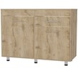 FM FURNITURE Saturn Utility Base Cabinet Engineered Wood Macadamia