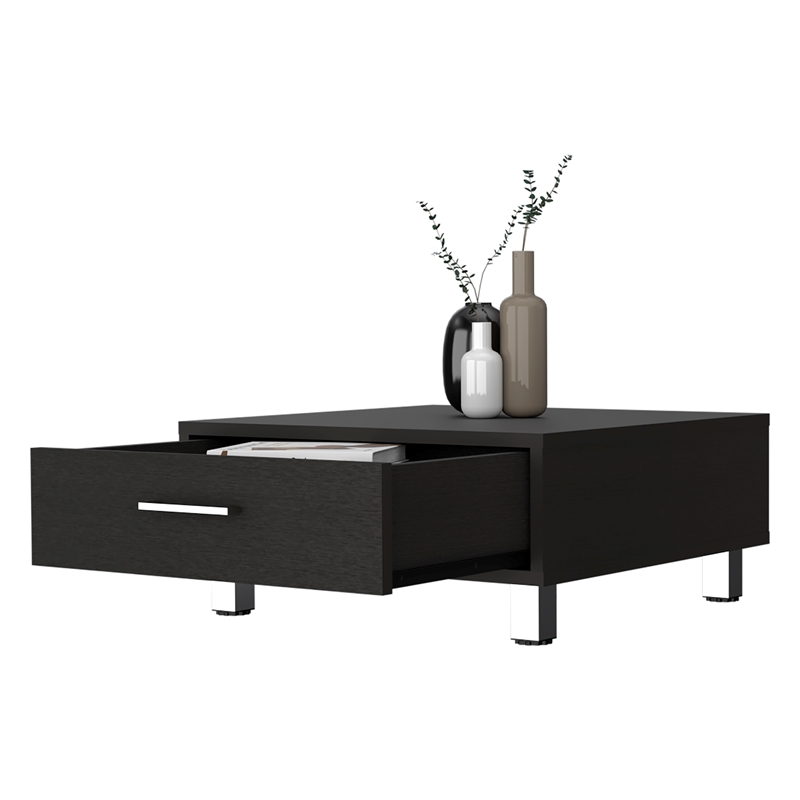 FM FURNITURE Kabul Coffee Table Black Wengue Engineered Wood