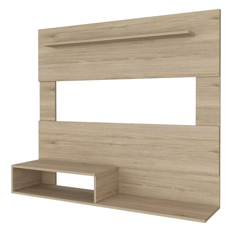 FM FURNITURE Cabos Entertainment Center Engineered Wood Light Pine