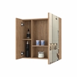 FM FURNITURE Kenya Medicine Cabinet Engineered Wood Pine (Beige)