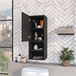 FM FURNITURE Praia Medicine Cabinet Engineered Wood Black Wengue