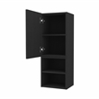 FM FURNITURE Praia Medicine Cabinet Engineered Wood Black Wengue