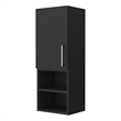 FM FURNITURE Praia Medicine Cabinet Engineered Wood Black Wengue