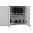 FM FURNITURE Sitka Wall Cabinet Four Doors Engineered Wood White