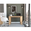 FM FURNITURE Aurora Writing Computer Desk Engineered Wood Oak