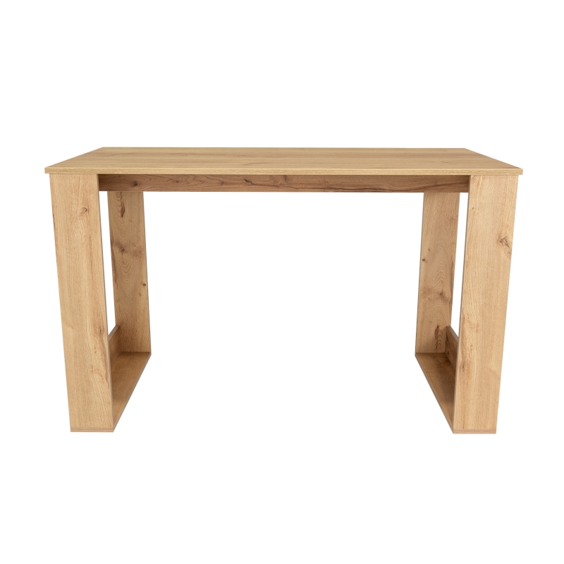FM FURNITURE Aurora Writing Computer Desk Engineered Wood Oak