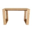 FM FURNITURE Aurora Writing Computer Desk Engineered Wood Oak