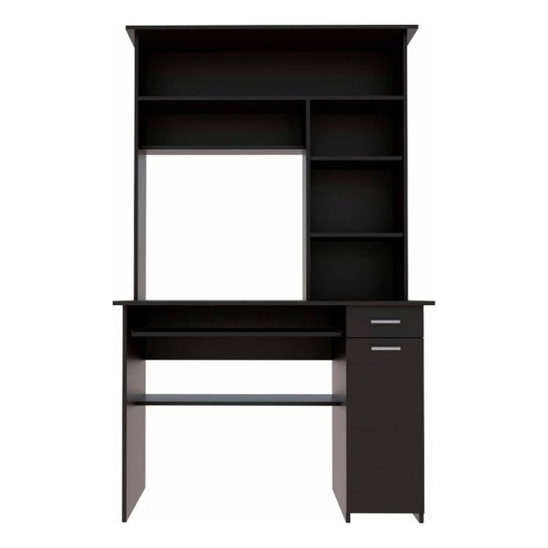 FM FURNITURE Weston Two Writing Computer Desk Engineered Wood Black