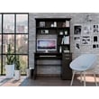 FM FURNITURE Weston Two Writing Computer Desk Engineered Wood Black