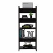 FM FURNITURE Plano Two Piece Home office Set Black Engineered Wood