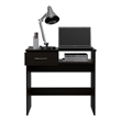 FM FURNITURE Plano Two Piece Home office Set Black Engineered Wood