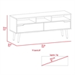 FM FURNITURE Hamburg Engineered Wood TV Stand for TVs up to 60