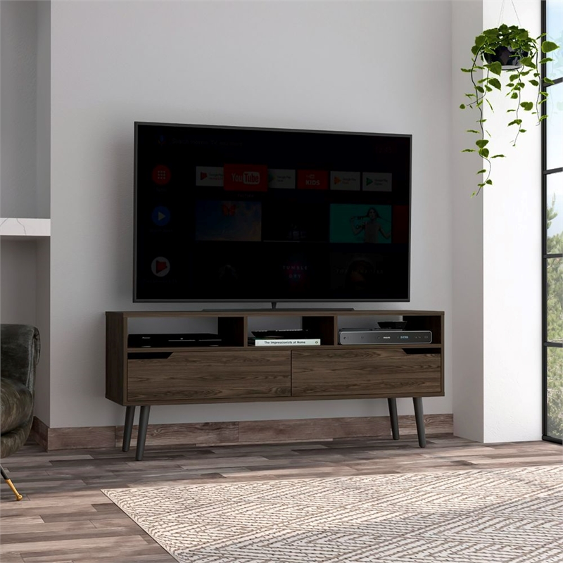 FM FURNITURE Hamburg Engineered Wood TV Stand for TVs up to 60