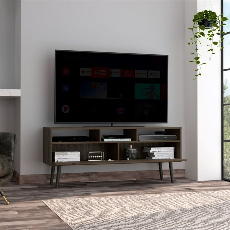 FM FURNITURE Hamburg Engineered Wood TV Stand for TVs up to 60