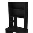 FM FURNITURE Sawgrass computer desk with Hutch Engineered Wood Black
