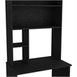 FM FURNITURE Sawgrass computer desk with Hutch Engineered Wood Black