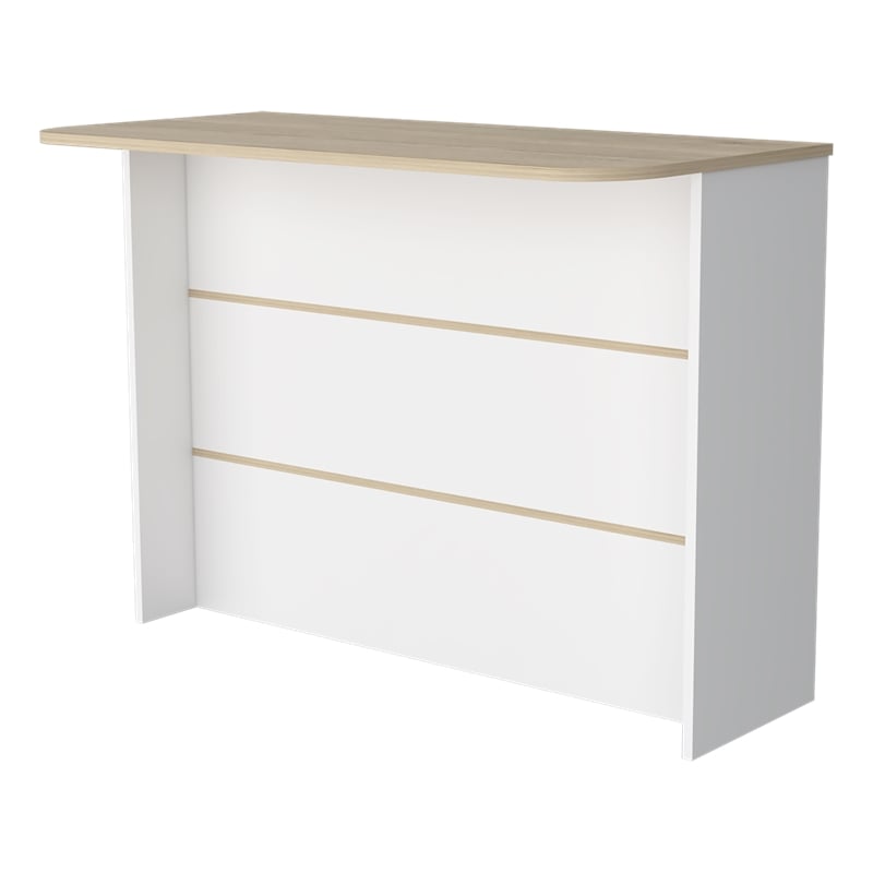 FM FURNITURE Crete Kitchen Island Engineered Wood Multi-Color