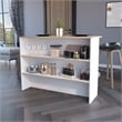 FM FURNITURE Crete Kitchen Island Engineered Wood Multi-Color
