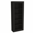 FM FURNITURE Melbourne Bookcase with Five Shelves Engineered Wood Black