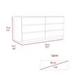 FM FURNITURE Tryon 2 Piece Bedroom Set Multi-Color Engineered Wood