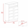 FM FURNITURE Tryon 2 Piece Bedroom Set Multi-Color Engineered Wood