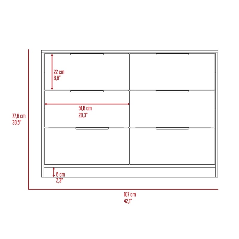 FM FURNITURE Mullen 2 Piece Bedroom Set Multi-Color Engineered Wood