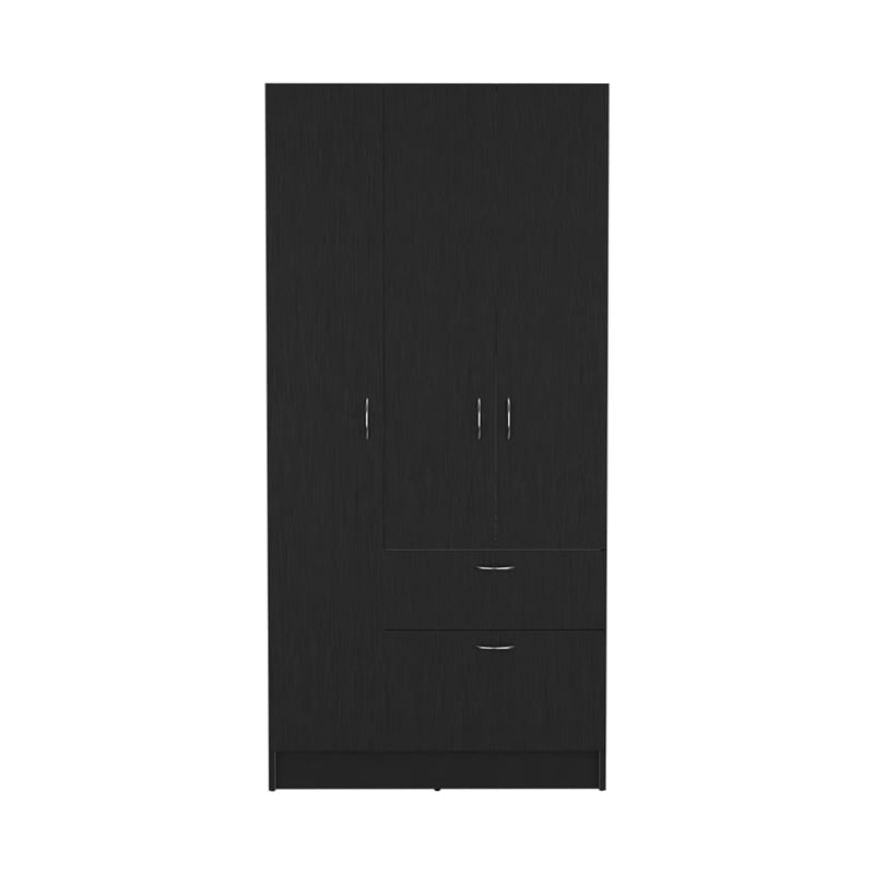 FM FURNITURE Crete 2 Piece Bedroom Set Multi-Color Engineered Wood