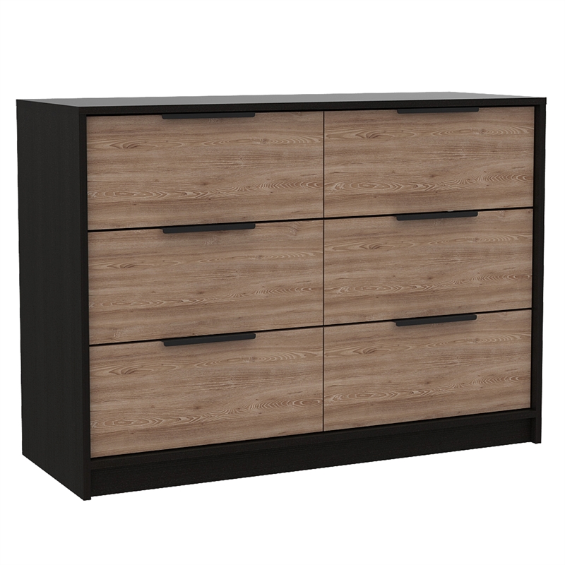 FM FURNITURE Burwell 2 Piece Bedroom Set Multi-Color Engineered Wood