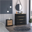 FM FURNITURE Canby 2 Piece Bedroom Set Multi-Color Engineered Wood