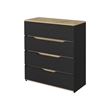 FM FURNITURE Canby 2 Piece Bedroom Set Multi-Color Engineered Wood