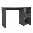 FM FURNITURE Arlington Computer Desk with two shelves Engineered Wood Gray