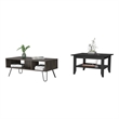 FM FURNITURE  Bouse 2 Piece Living Room Set Multi-Color Engineered Wood